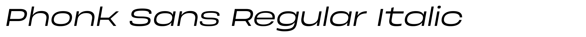 Phonk Sans Regular Italic image